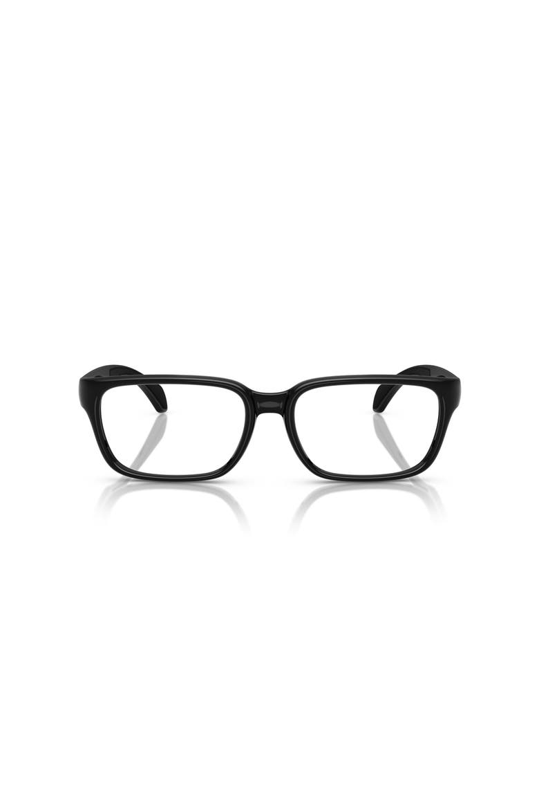 57mm Rectangle optical glasses, Alternate, color, Black
