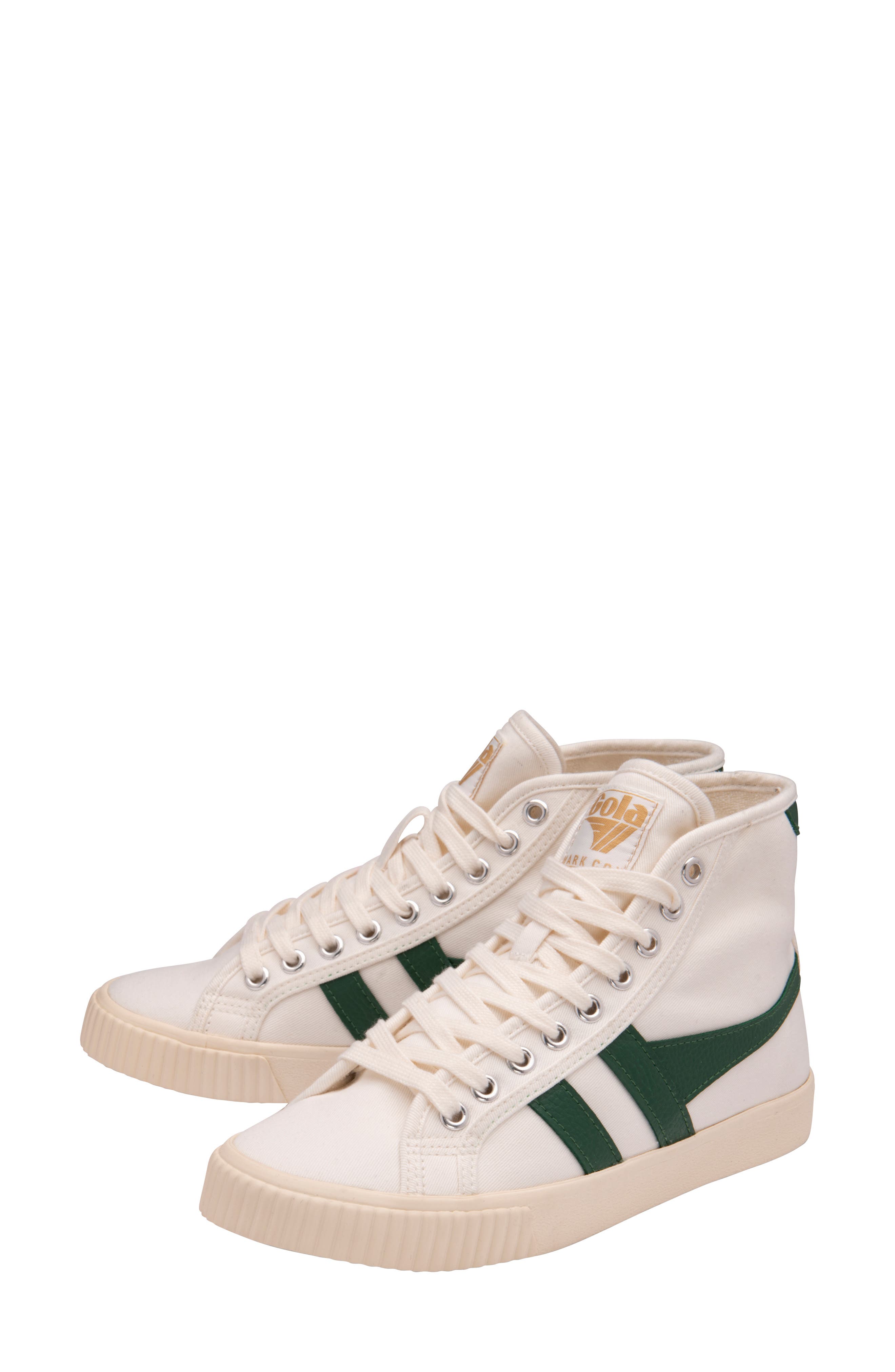 Tennix Mark Cox High Top Sneaker, Alternate, color, OFFWHITE/ GREEN