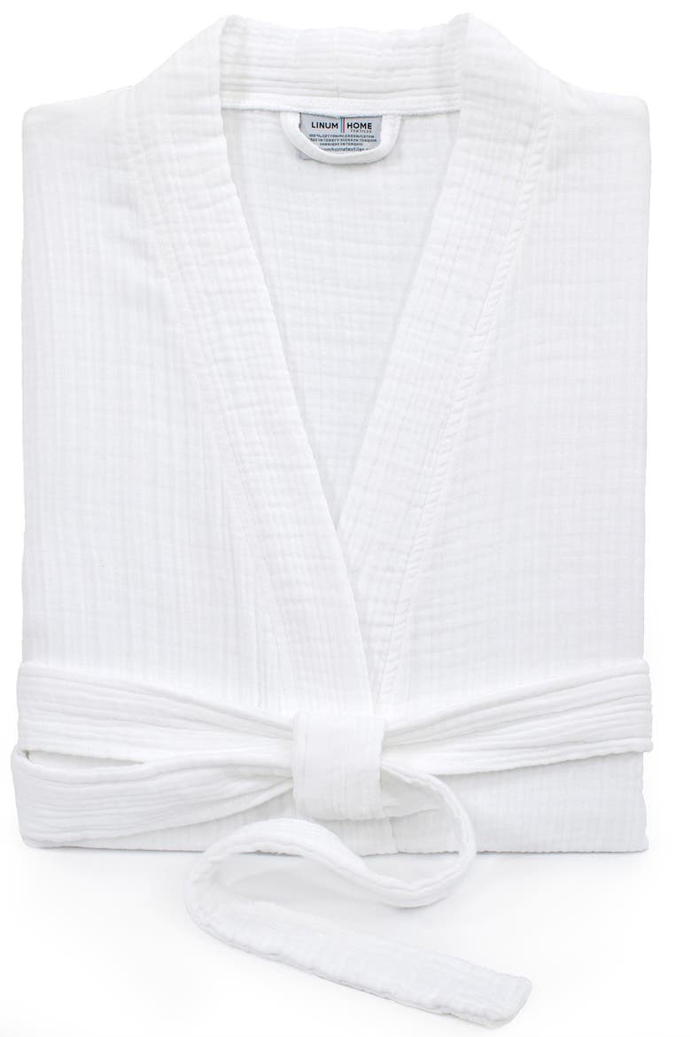 Smyrna Hotel/Spa Luxury Robe, Alternate, color, WHITE