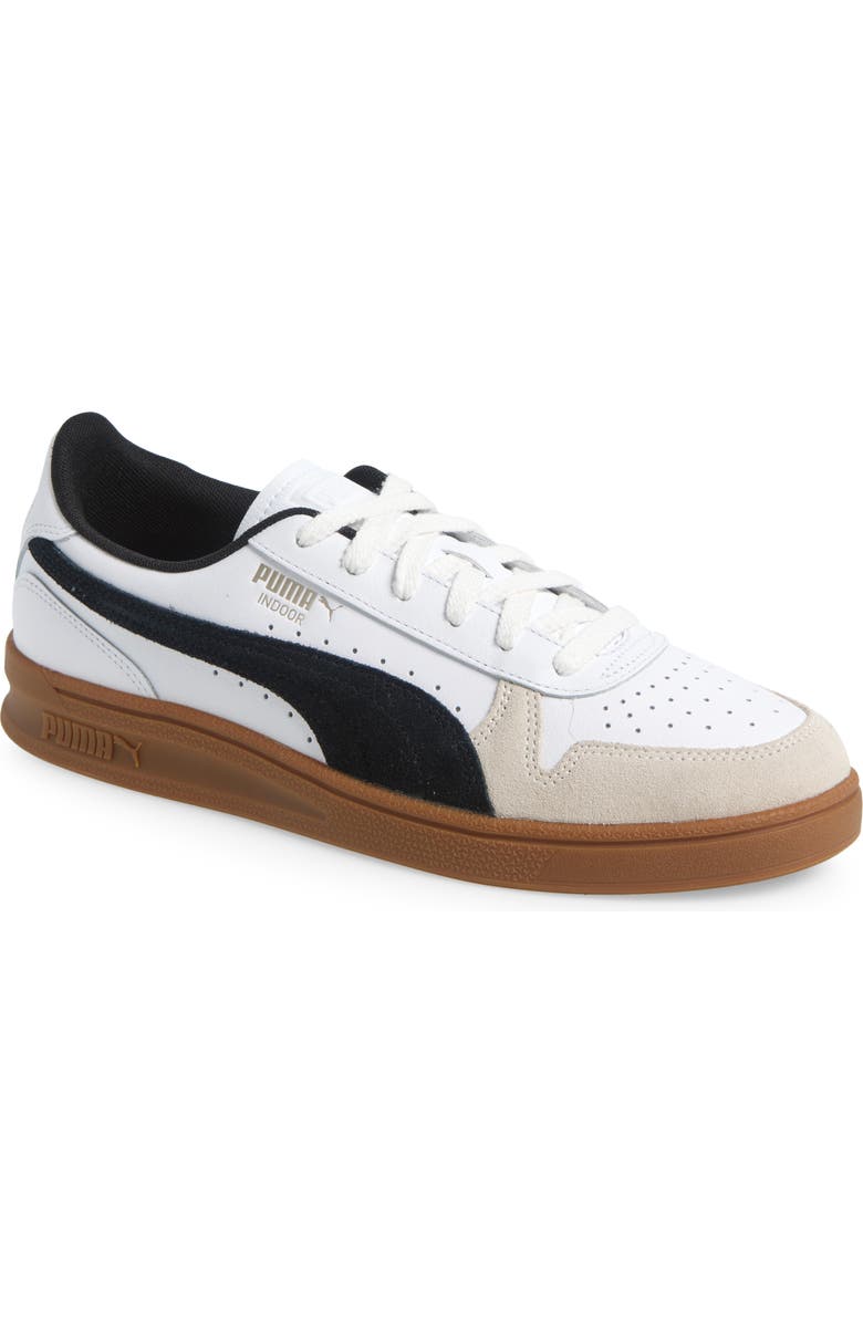 PUMA Indoor Sneaker, Main, color, Puma White-Puma Black-Gum