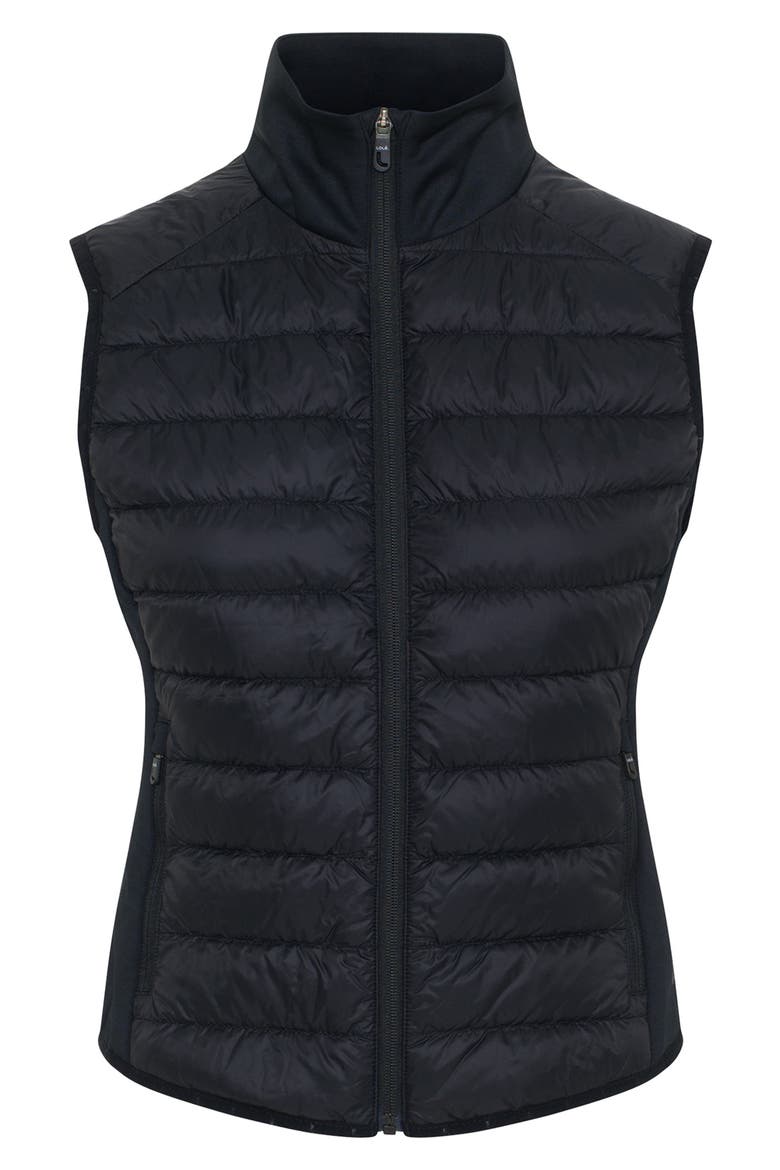 Just Down Insulated Vest, Alternate, color, BLACK BEAUTY
