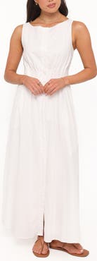 Petal & Pup Prunella Pintuck Sleeveless Maxi Dress