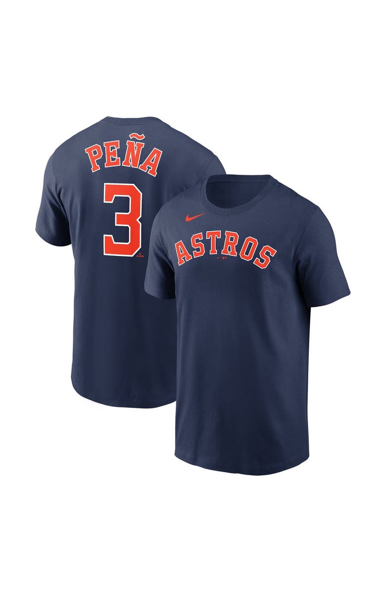Nike Men's Nike Jeremy Peña Navy Houston Astros Player Name & Number T-Shirt, Main, color, 