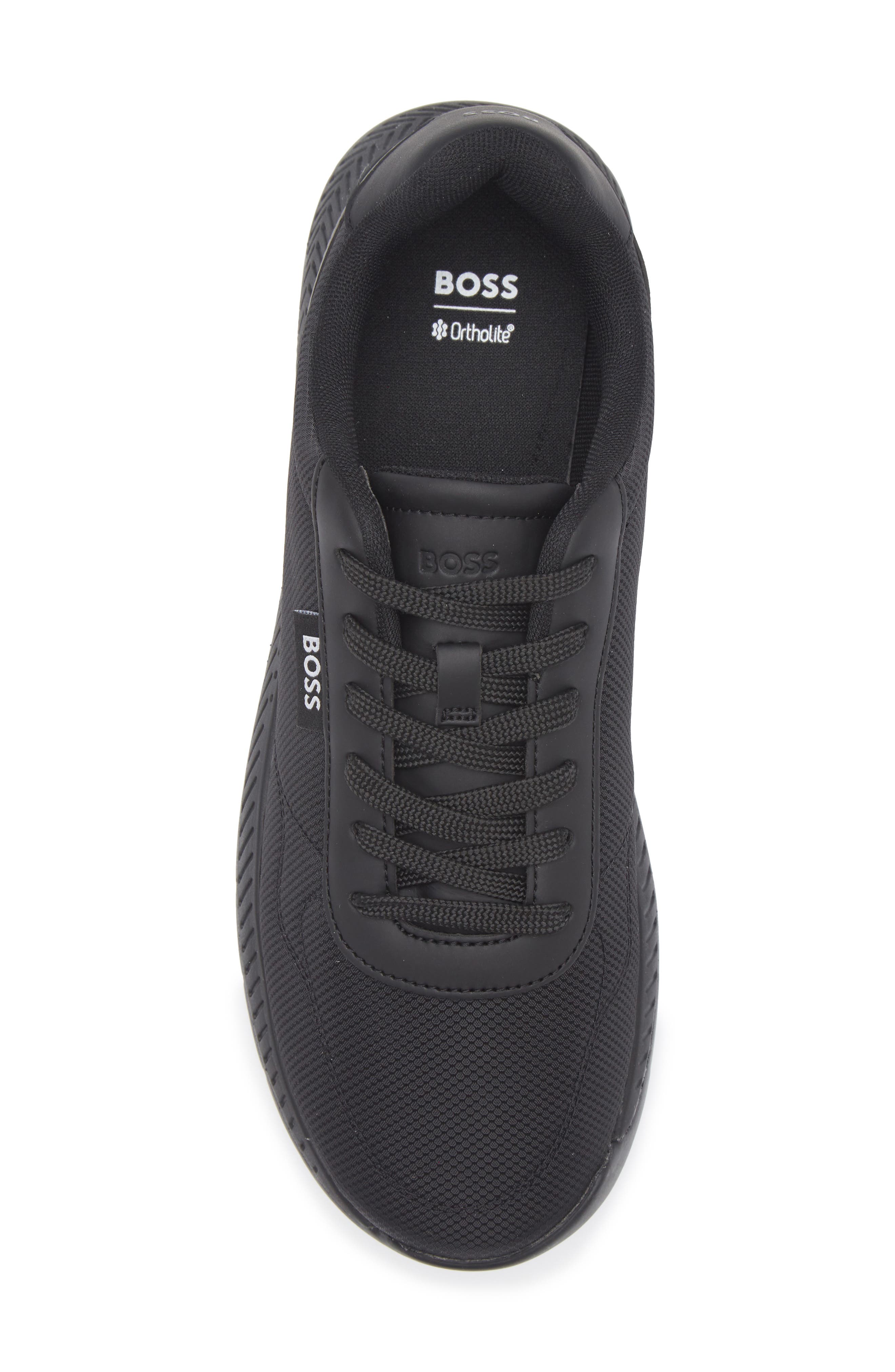 BOSS Titanium Runn Sneaker, Alternate, color, Black