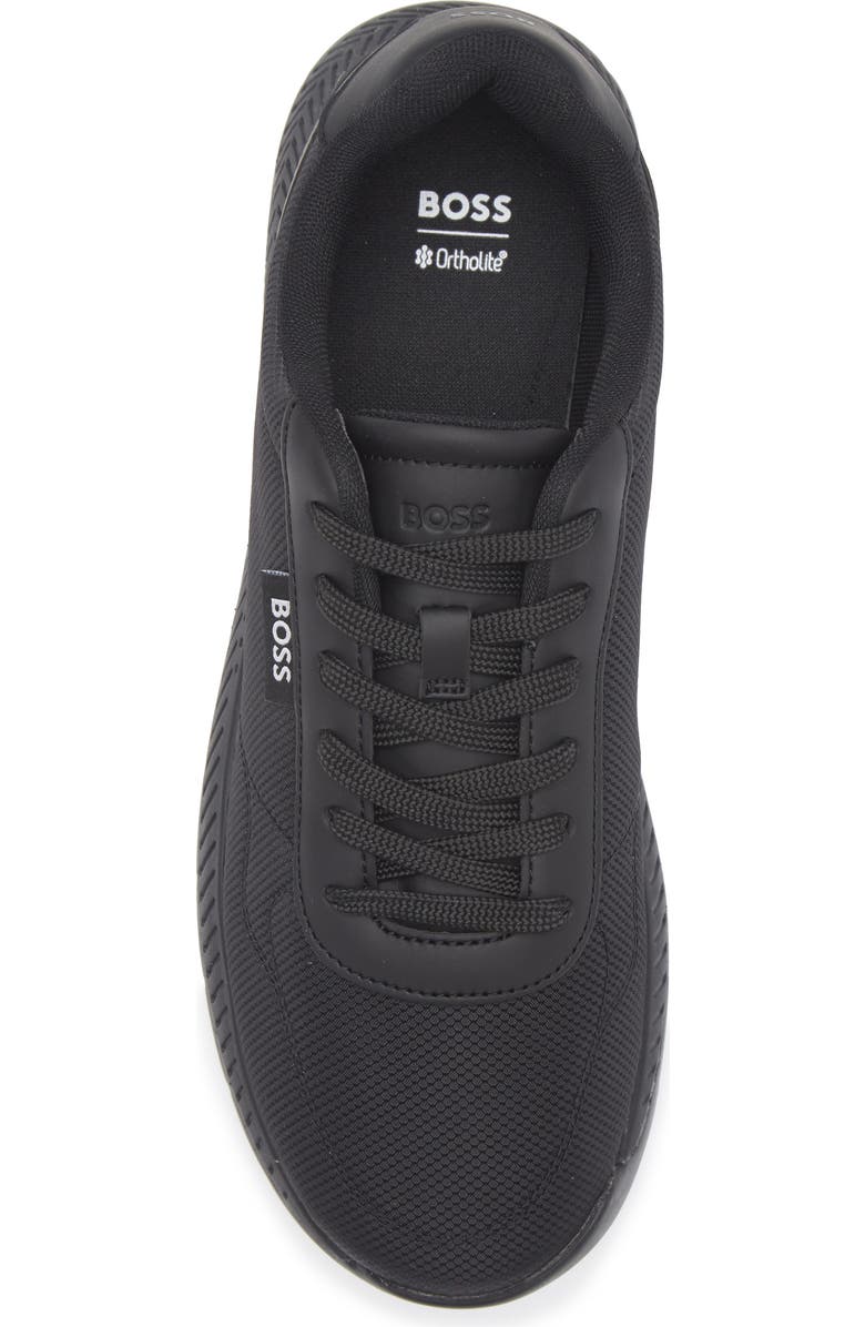 BOSS Titanium Runn Sneaker, Alternate, color, Black