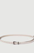 Brunello Cucinelli Suede belt with shiny loop
