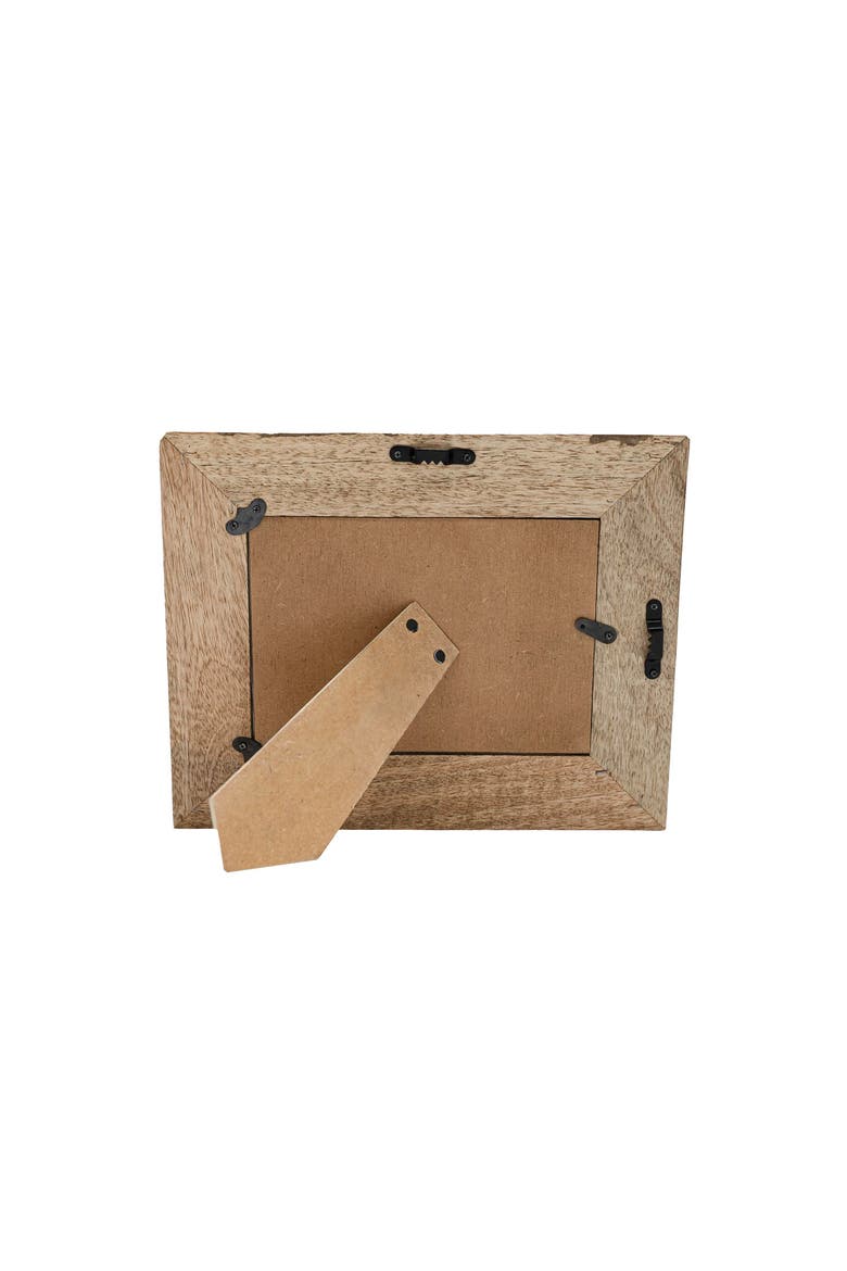 5x7 Coleson Natural Mango Wood Photo Picture Frame w/ Glass Pane, Alternate, color, Brown