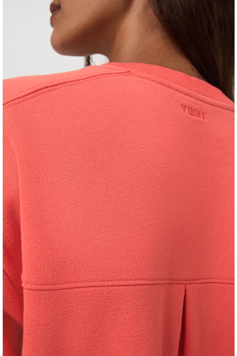 Sedona Seams Sweatshirt, Alternate, color, BRIGHT CORAL