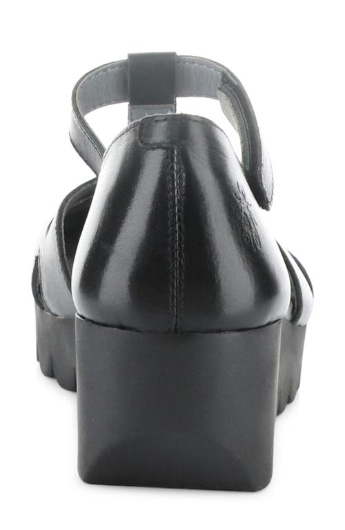 FLY LONDON FLY LONDON VELT PLATFORM WEDGE FISHERMAN SANDAL 
