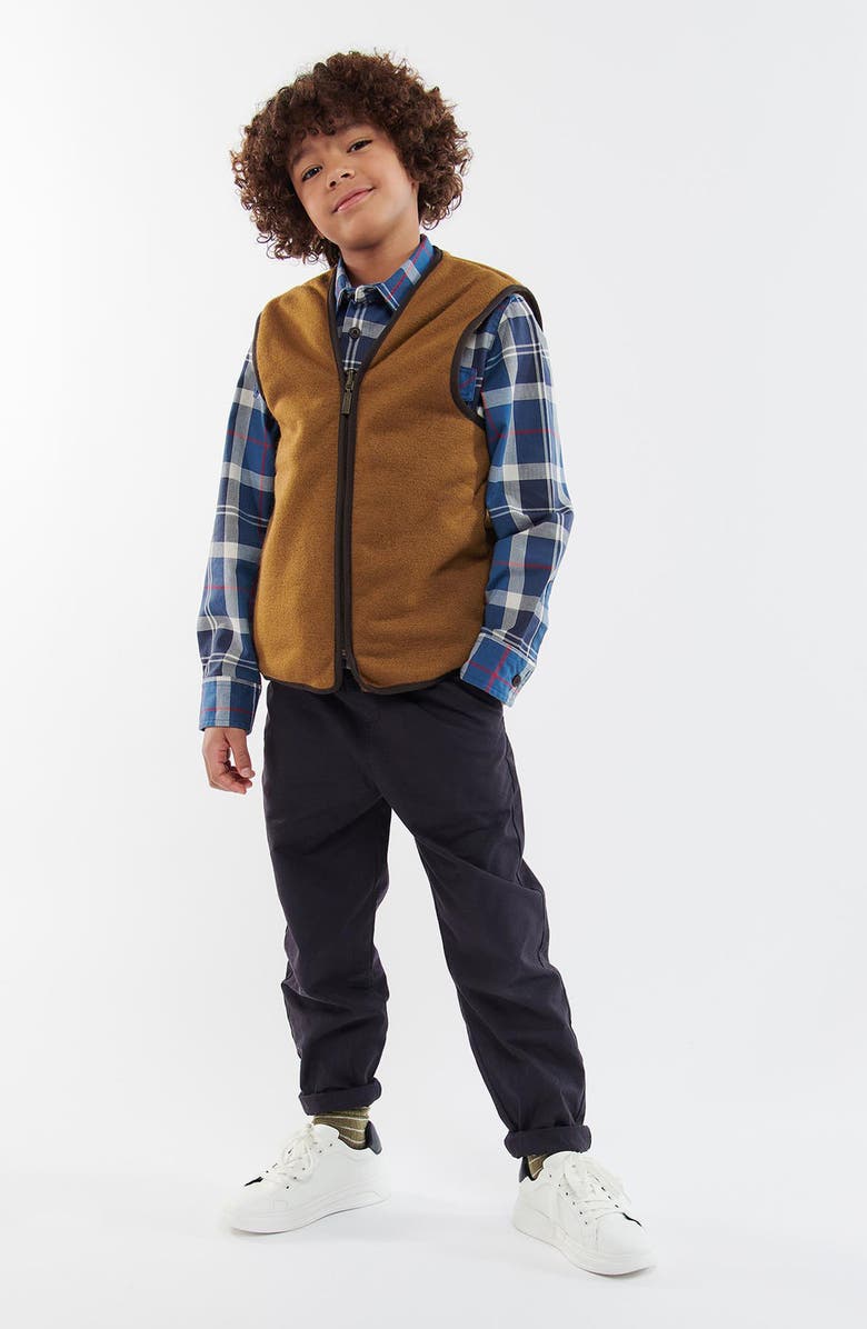 Barbour Kids' Beaufort Faux Fur Lined Liner Vest, Alternate, color, Beaufort Fur Liner