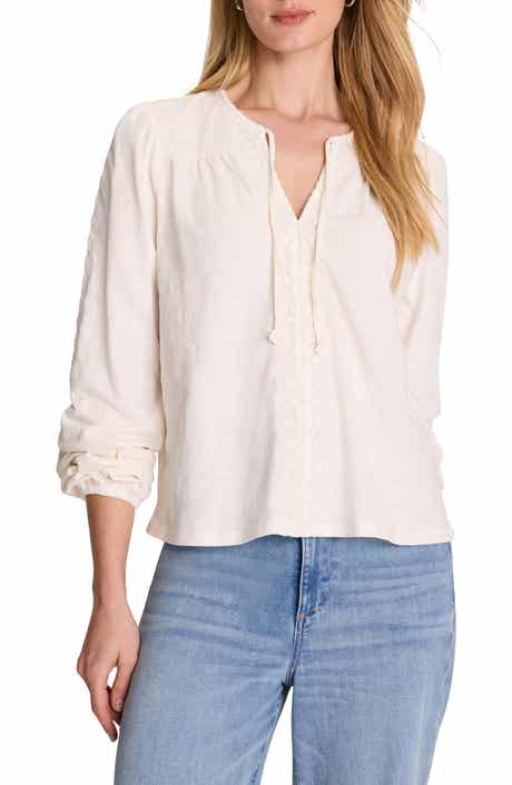 Embroidered Poet Top
