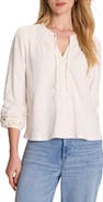 NIC+ZOE Embroidered Poet Top