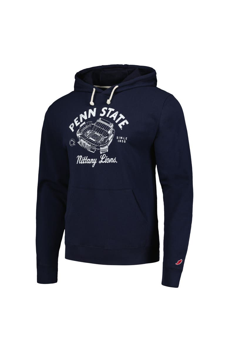 LEAGUE COLLEGIATE WEAR Men's League Collegiate Wear Navy Penn State Nittany Lions Stadium Essential Pullover Hoodie, Alternate, color, Navy