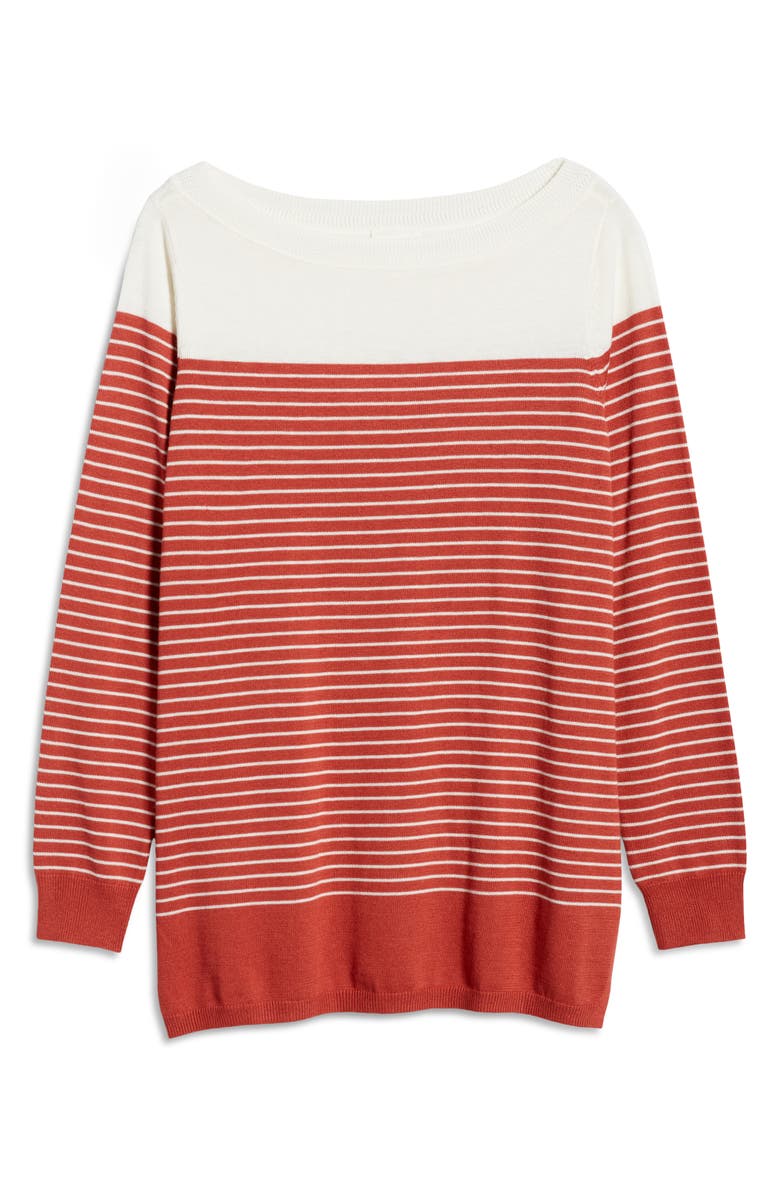 Caslon<sup>®</sup> Women's Colorblock Stripe Sweater, Alternate, color,
