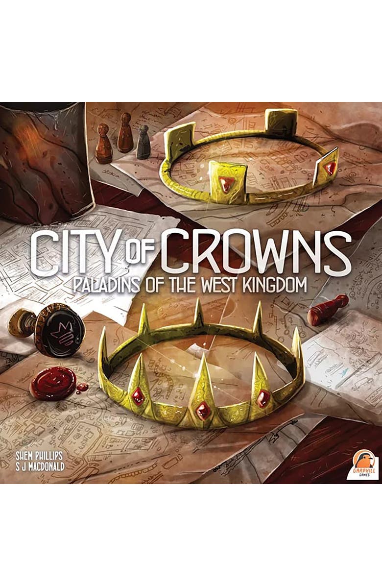 Renegade Game Studios Paladins of the West Kingdom City of Crowns, Alternate, color, Multicolored