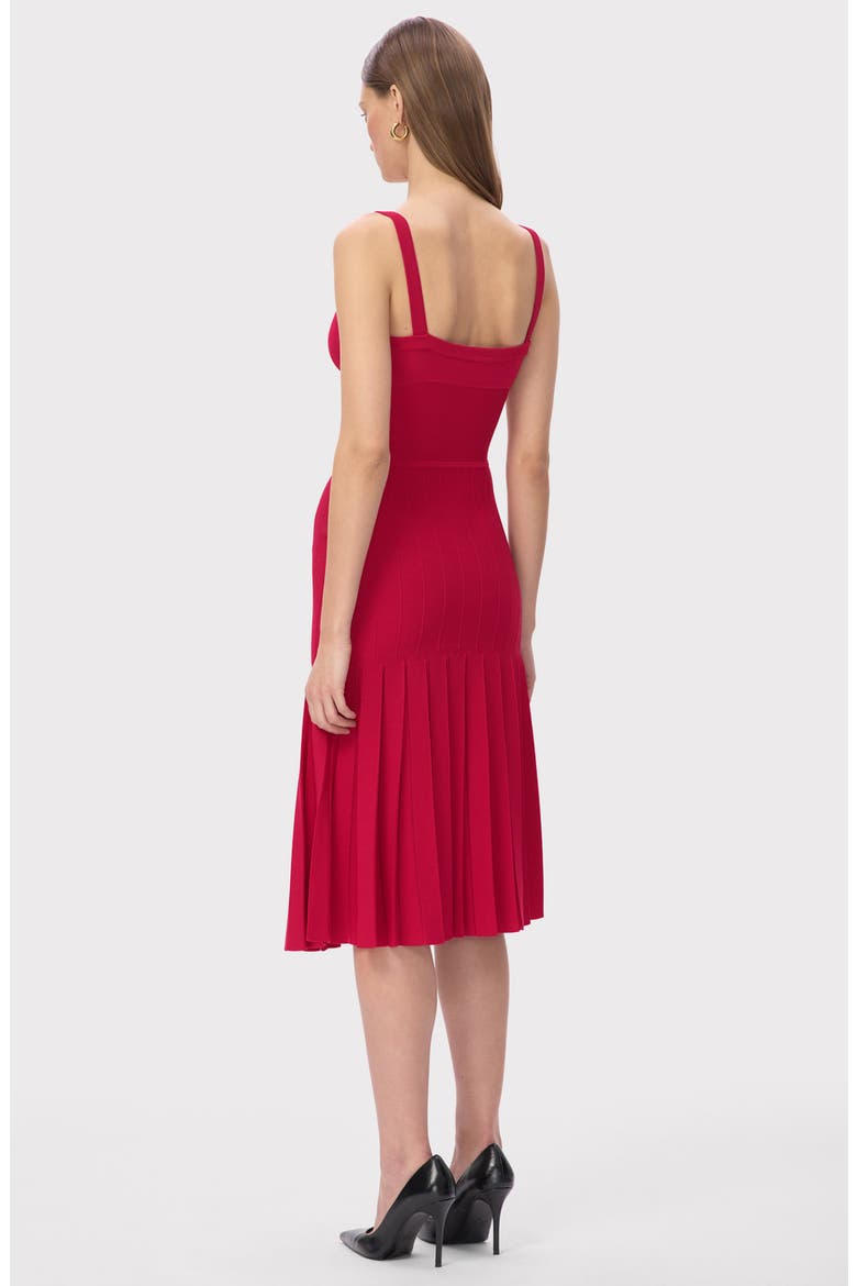 The Rosa Midi Dress, Alternate, color, HIBISCUS
