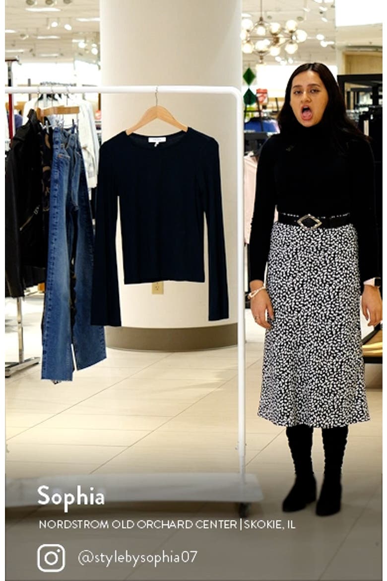 Long Sleeve Rib Top video