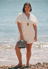 ELOQUII Poplin Romper
