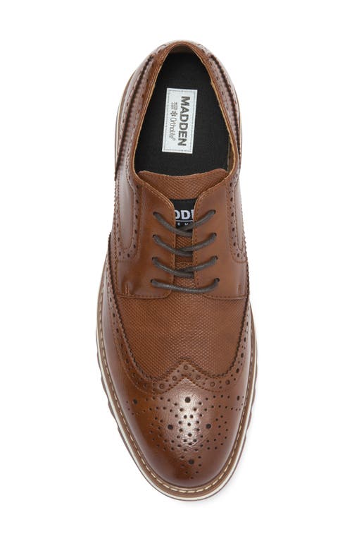 Madden Silloxx Whipstitch Derby In Cognac