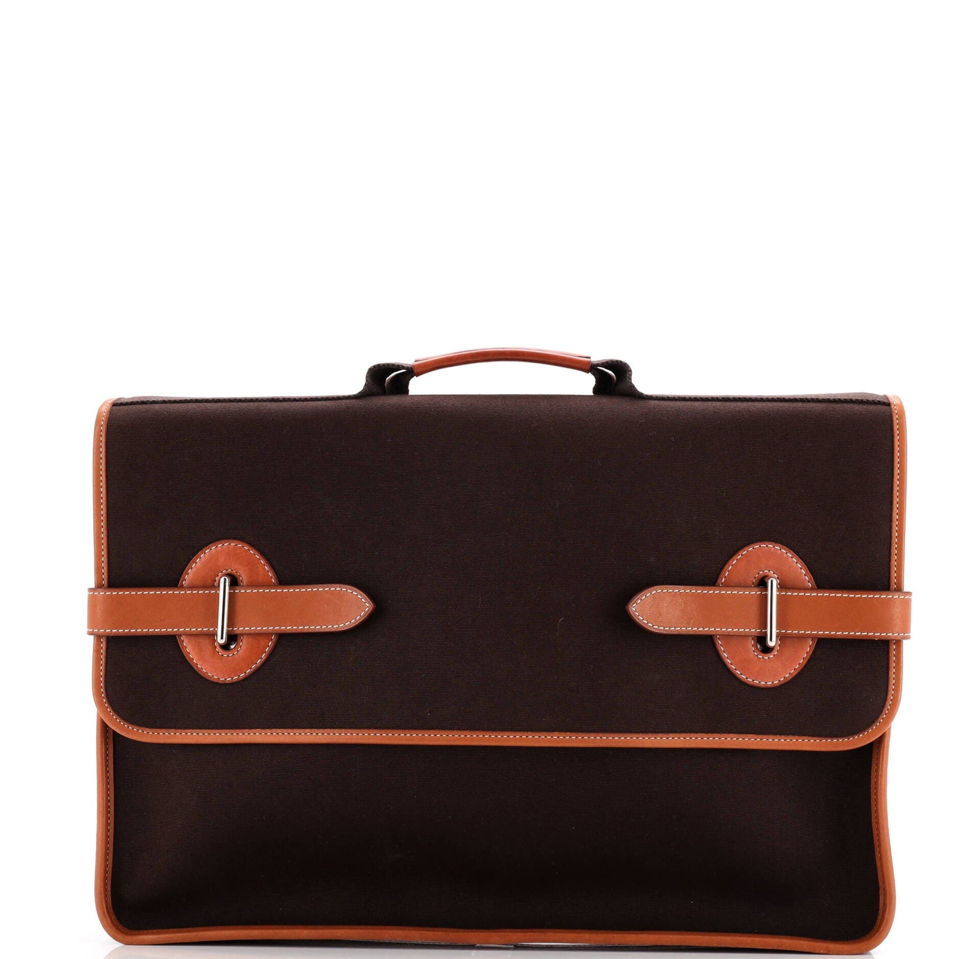 Pre-Owned Hermes Buenaventura Messenger Bag Toile GM, Main, color, 