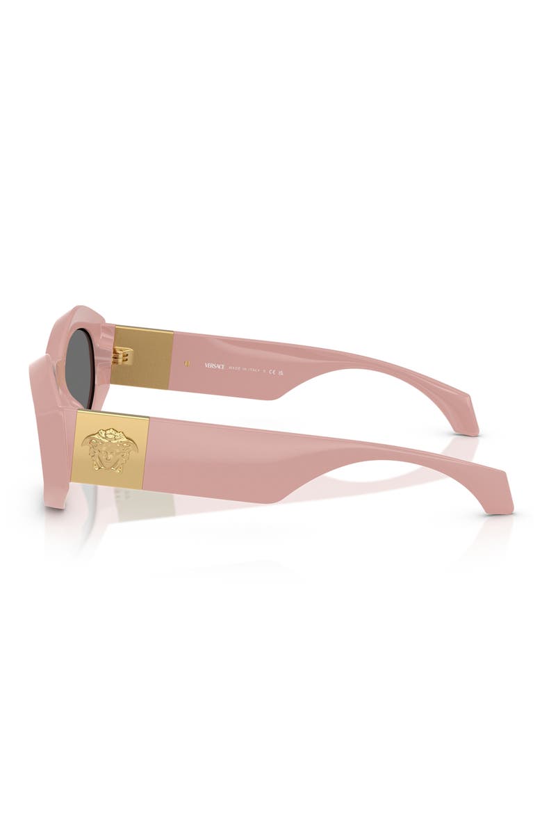 54mm Irregular Sunglasses, Alternate, color, PINK