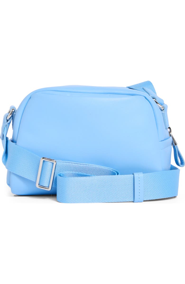 Kate Spade New York puffed small leather crossbody bag, Alternate, color, Astral Blue