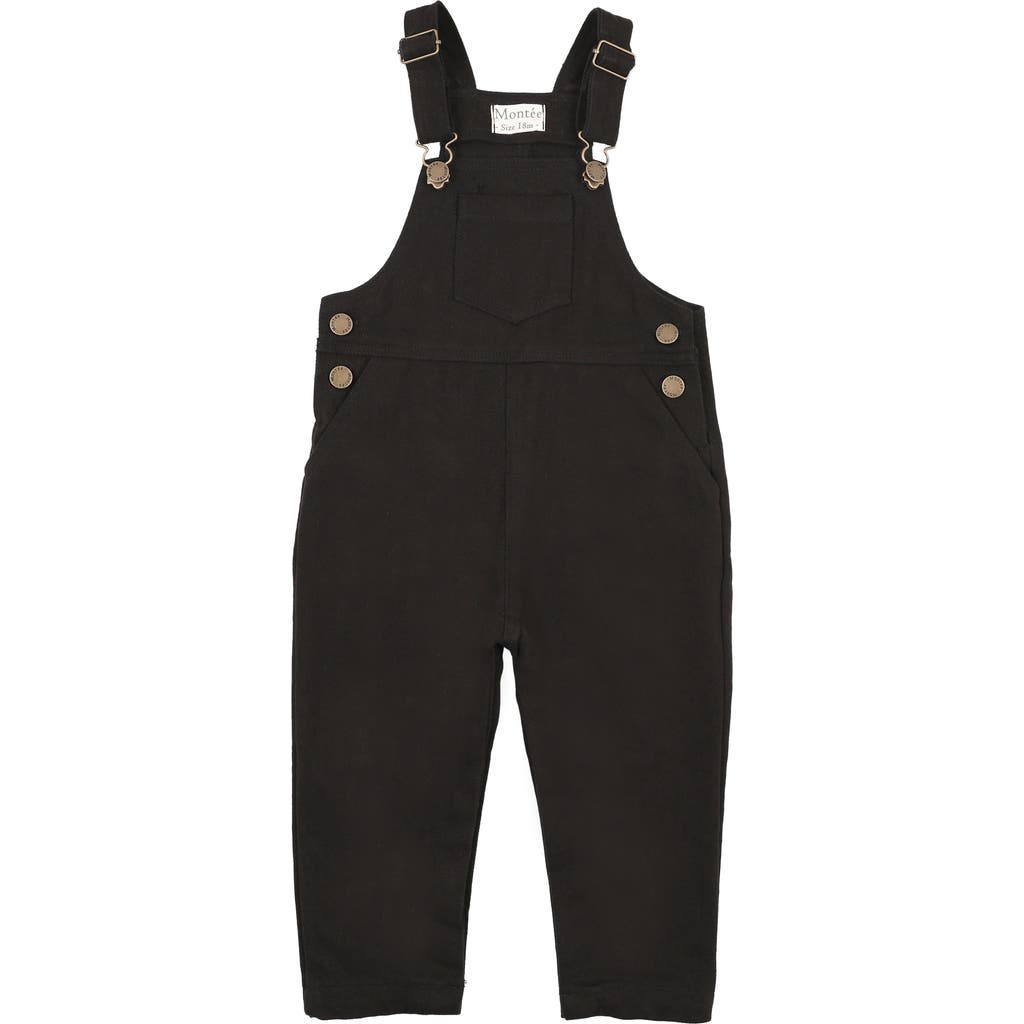 Maniere Manière Denim Overalls In Black