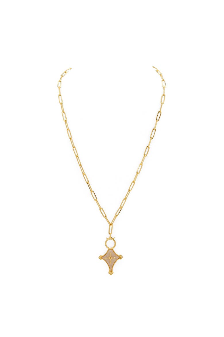 CRUZ NECKLACE, Main, color, Gold Plated