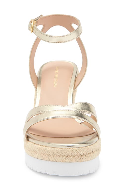 Stuart Weitzman Catlina Espadrille Wedge Sandal In 0