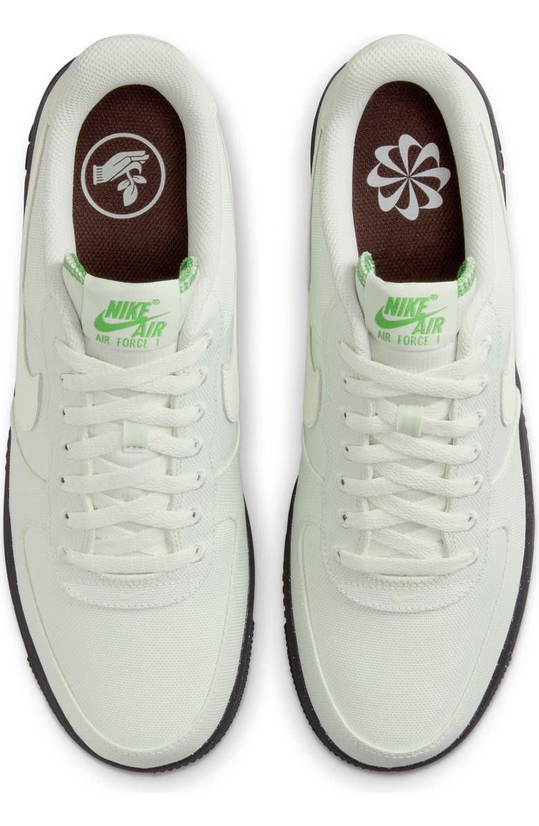 Nike Air Force 1 '07 LV8 Sneaker, Alternate, color, Sea Glass/ Black/ Chlorophyll