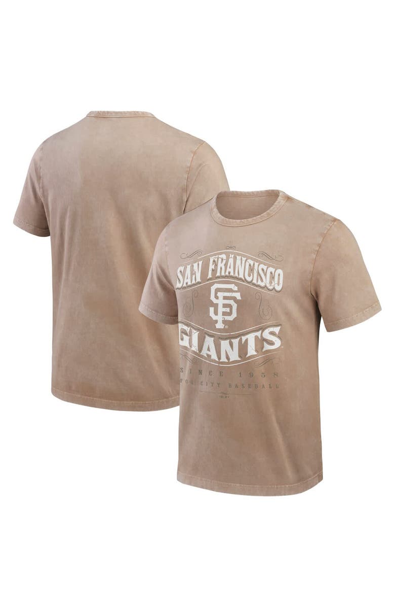 Darius Rucker Collection by Fanatics Men's Darius Rucker Collection by Fanatics Tan San Francisco Giants Sun Faded T-Shirt, Main, color, Tan