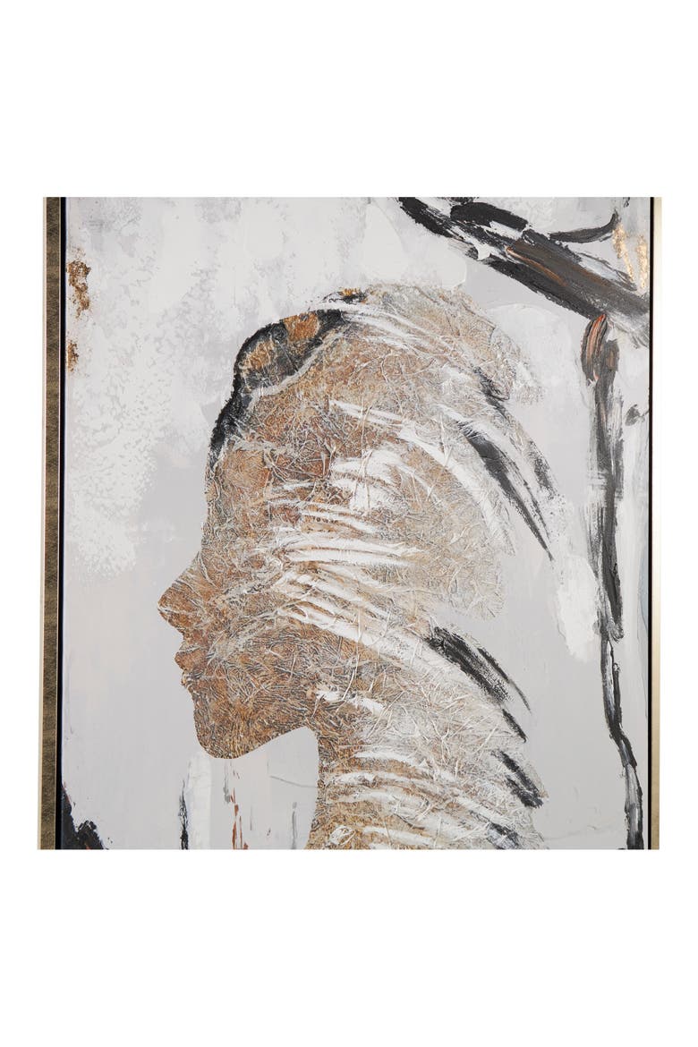 Canvas Framed Wall Art, Alternate, color, BROWN