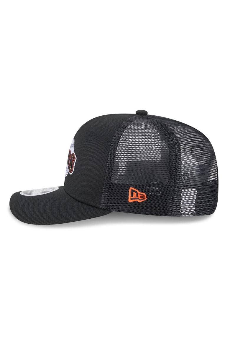 New Era Men's New Era  Black San Francisco Giants 2025 Batting Practice 9SEVENTY Stretch-Snap Trucker Hat, Alternate, color, 
