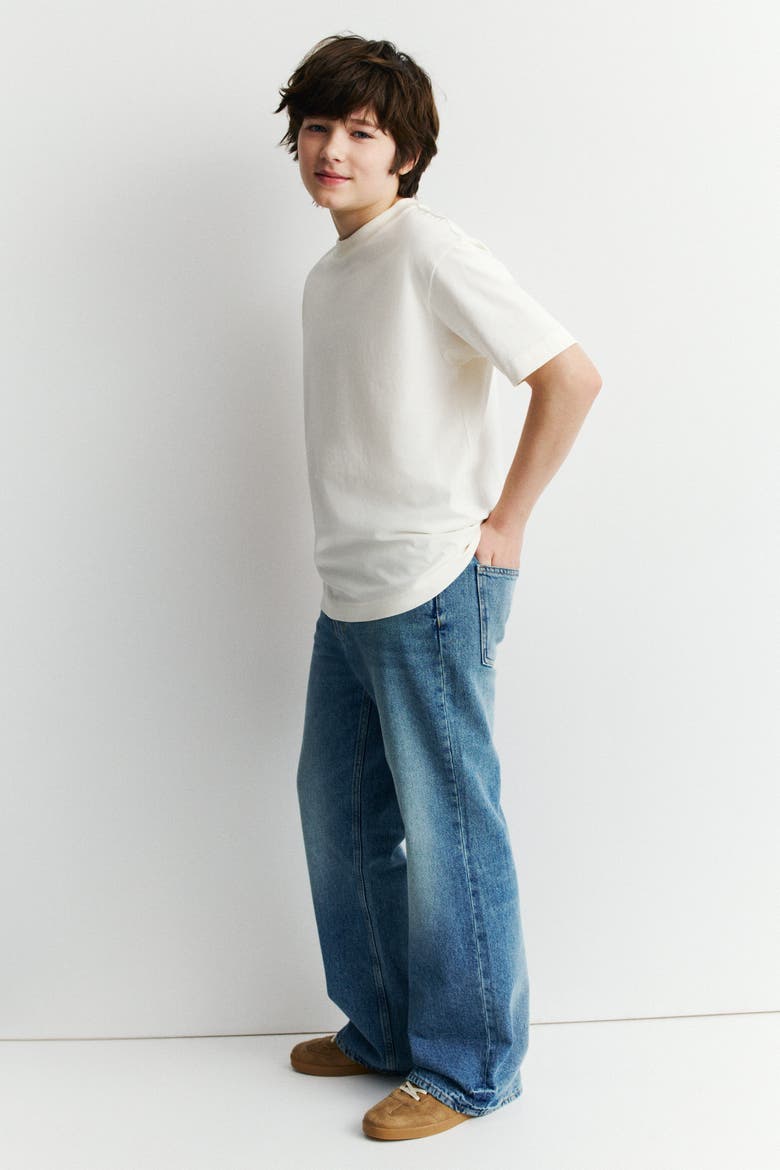 Loose-fit Bootcut Leg Jeans, Alternate, color, Denim blue