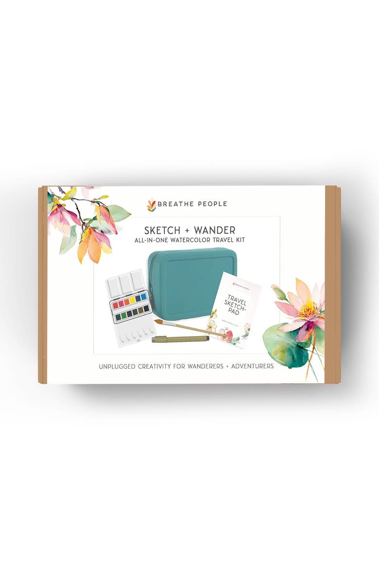 Watercolor Travel Kit, Main, color, Multicolor