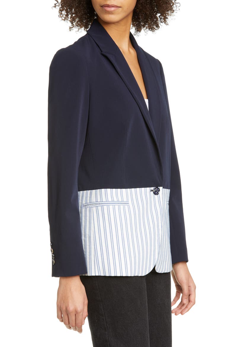 Darwin One Button Blazer, Alternate, color, NAVY