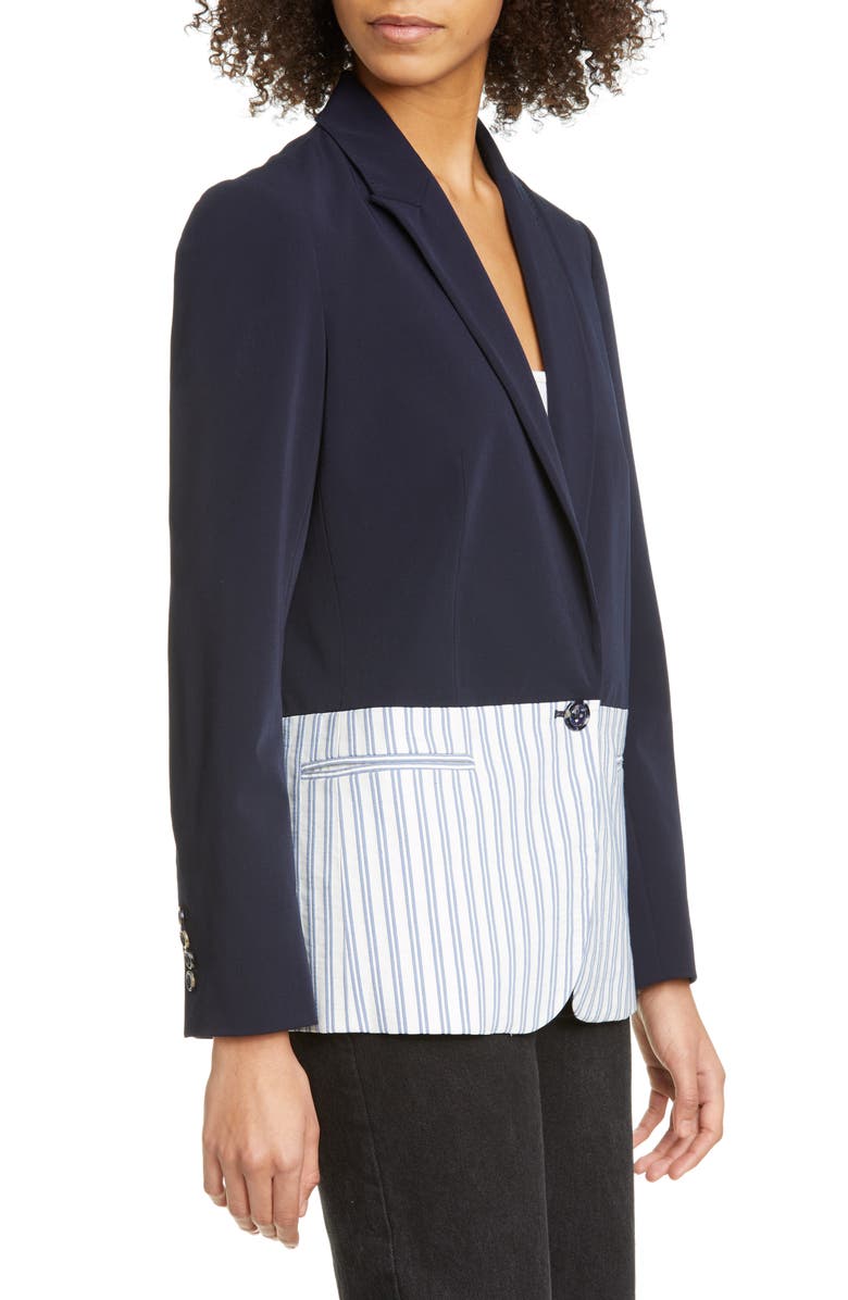 Tanya Taylor Darwin One Button Blazer, Alternate, color,