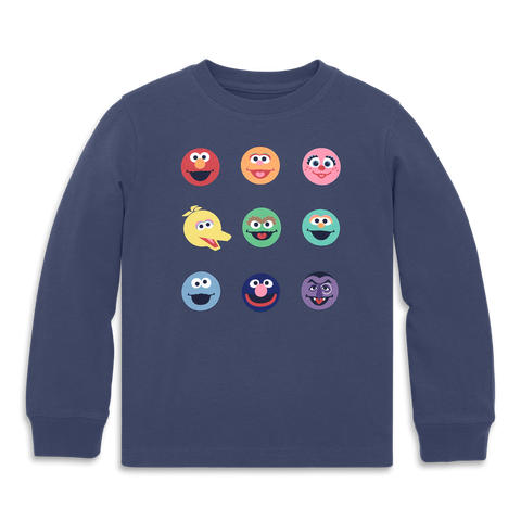Kids Sesame Street Friends Grid Tee