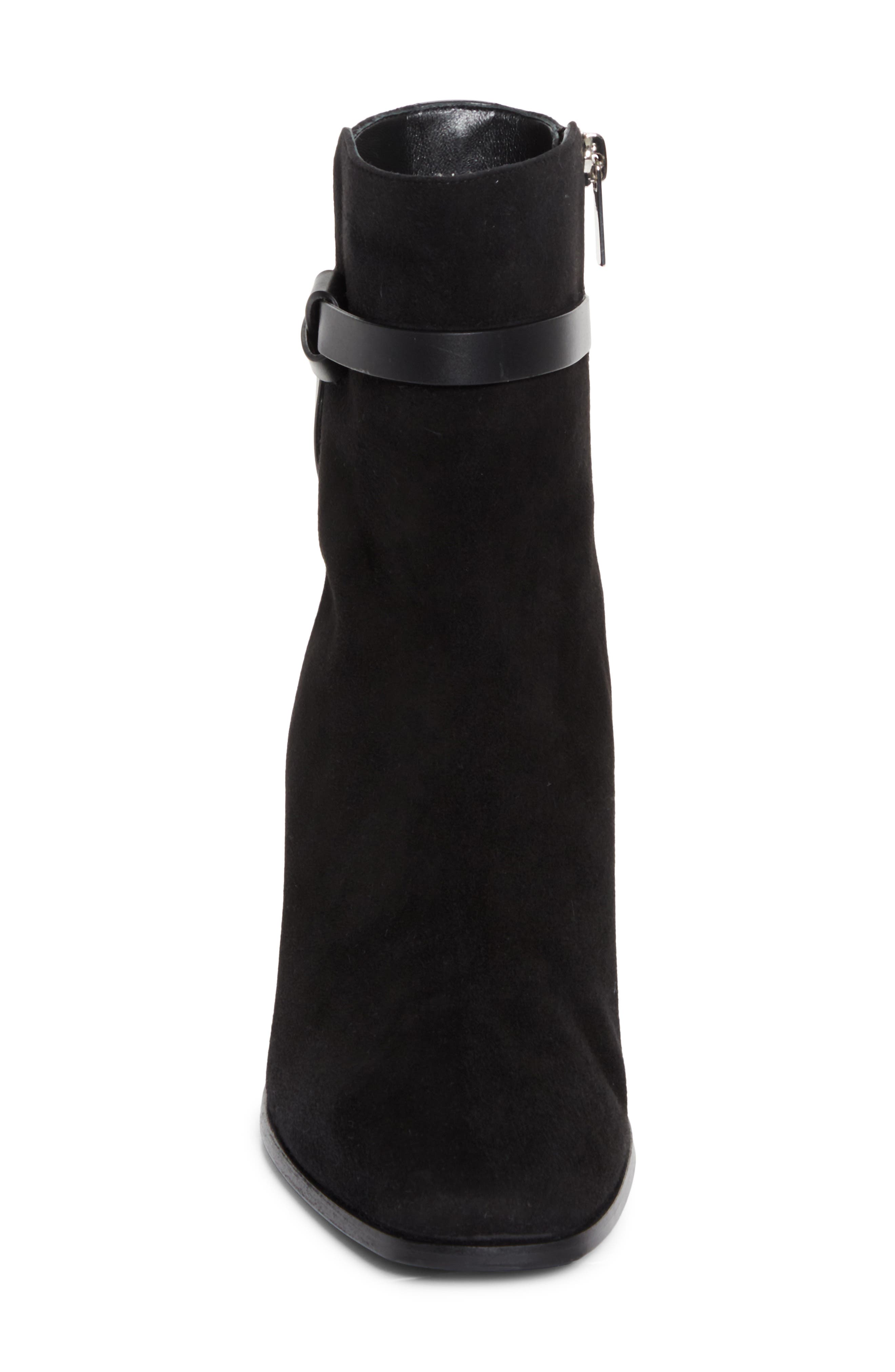 Jimmy Choo Lawton Suede Ankle Boot, Alternate, color, Black/ Black