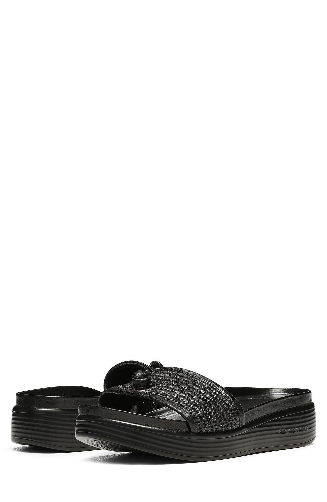 Donald Pliner Farrah Platform Sandal, Alternate, color, Black-Blk