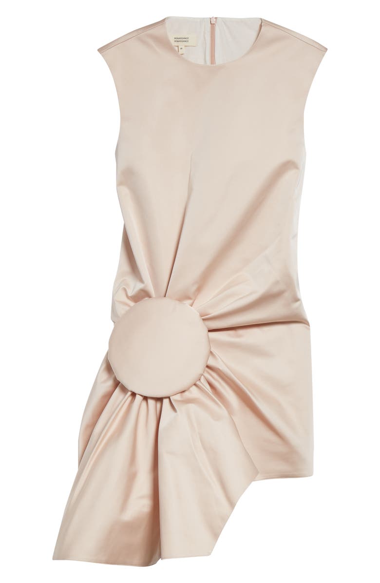 renaissance renaissance Kylie Asymmetric Satin Dress, Alternate, color, Pink