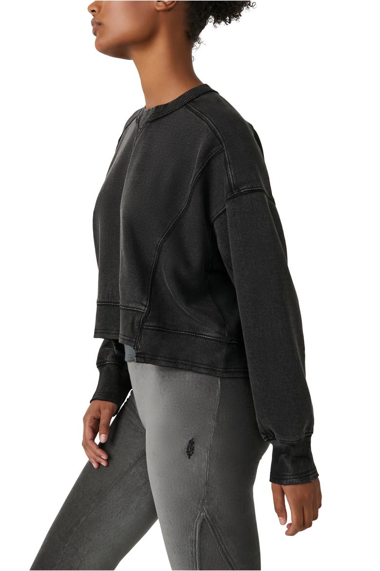 FP Movement Intercept Cotton Blend Sweatshirt, Alternate, color, BLACK