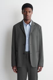 COS Unstructured Slim Cotton Blazer