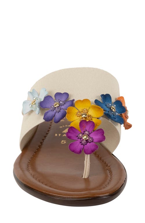 Italian Shoemakers Ayelen Flower Sandal