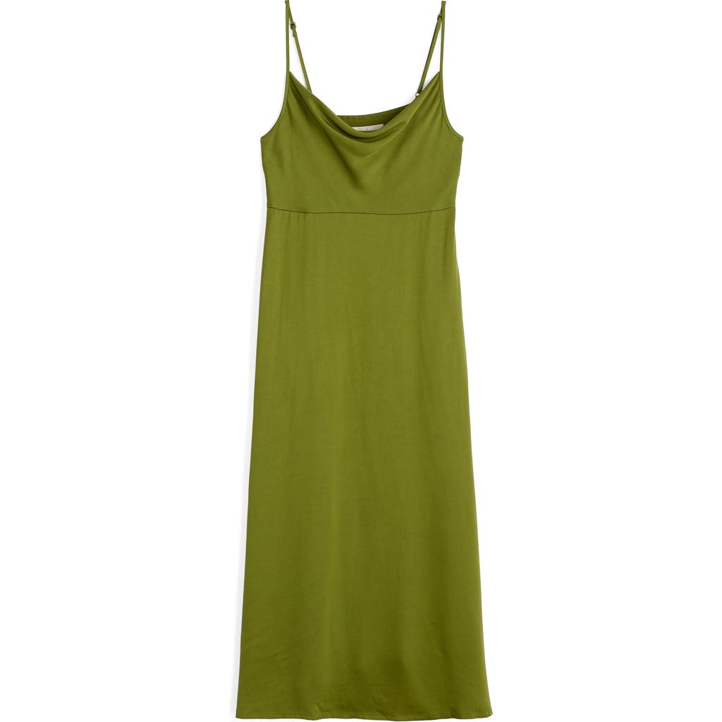 SEASALT CORNWALL SEASALT CORNWALL HOUSEL BAY SATIN MIDI SLIPDRESS