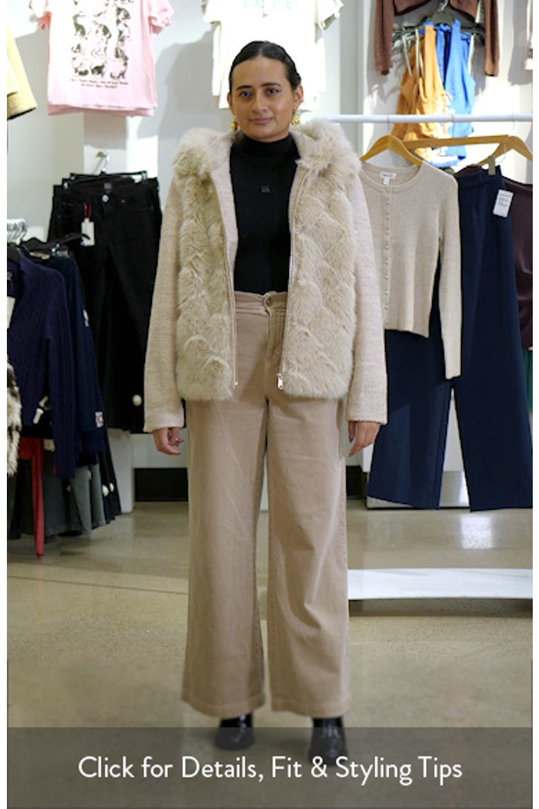 Darien Faux Fur & Bouclé Jacket video