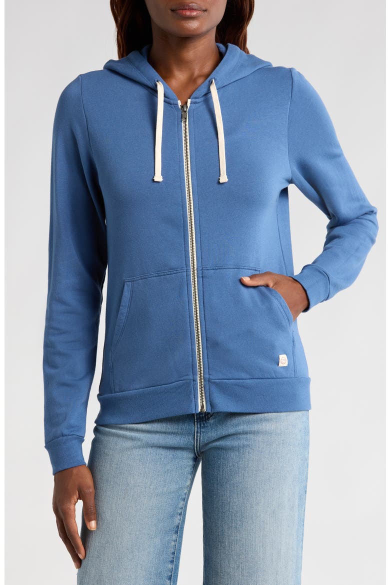 Afternoon Full Zip Hoodie, Alternate, color, FADED NAVY