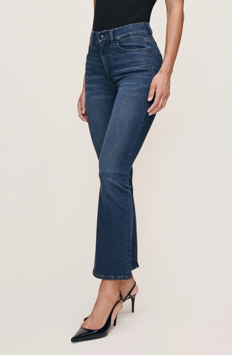 DL1961 Bridget Instasculpt<sup>™</sup> High Waist Ankle Bootcut Jeans, Alternate, color, Dark Indigo
