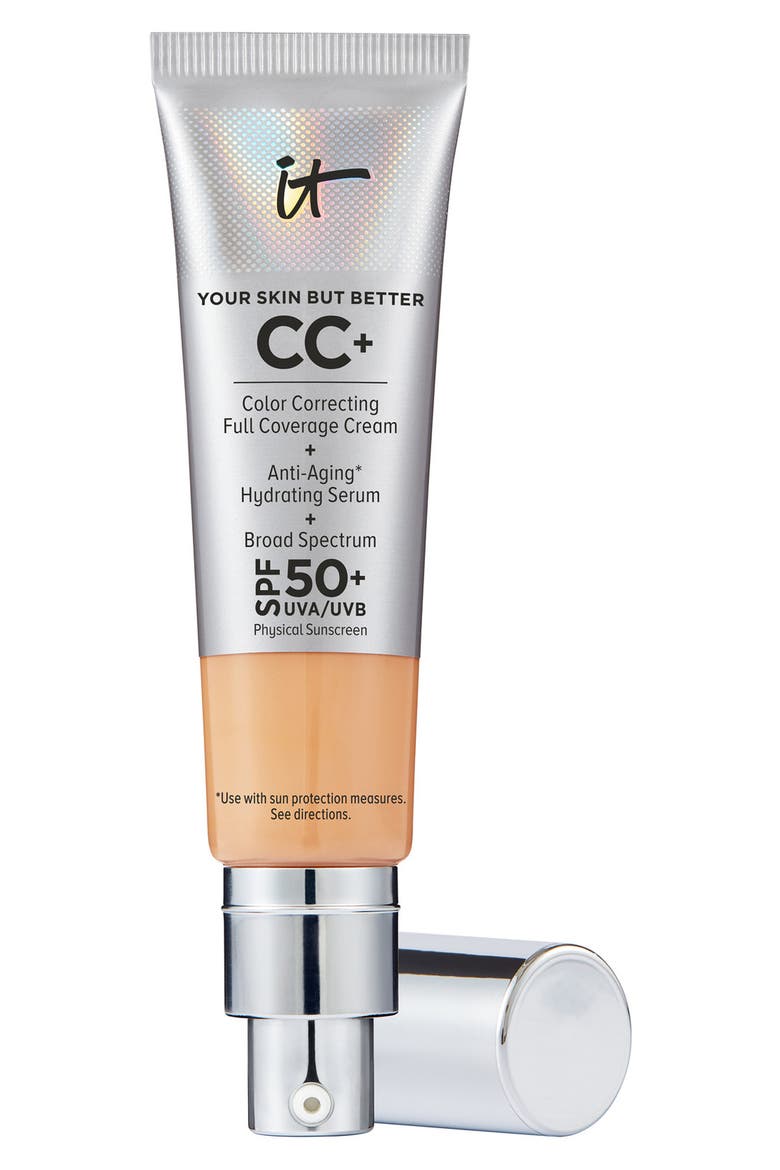 CC+ Color Correcting Full Coverage Cream SPF 50+, Main, color, MEDIUM TAN