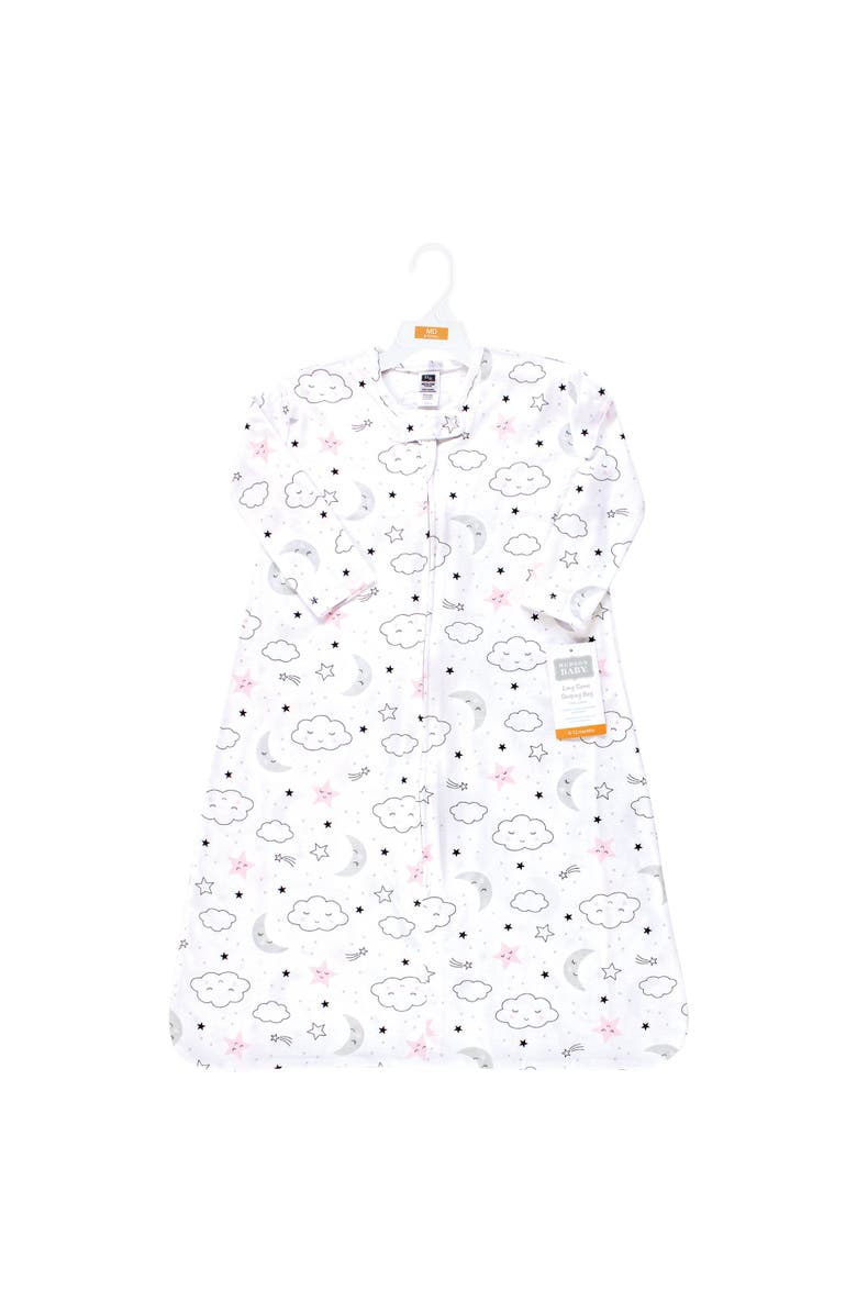 Hudson Baby Long Sleeve Cotton Jersey Sleeping Bag, Alternate, color, Dreamer